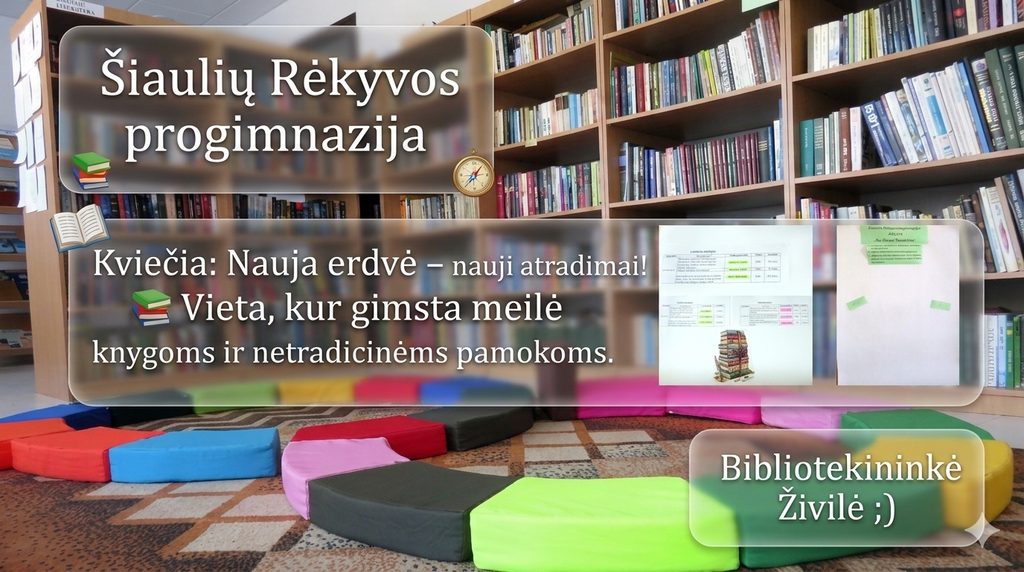 KVIETIMAS Į BIBLIOTEKĄ